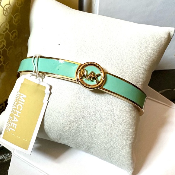Michael Kors Enamel Bracelet MK Logo - Picture 3 of 10